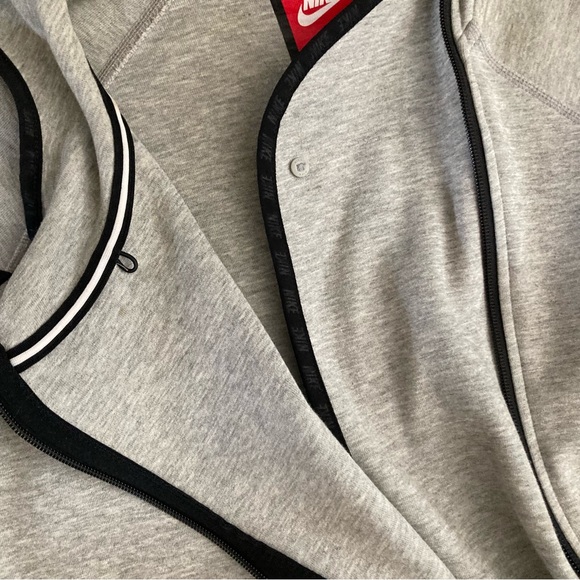 Nike Hooded High Low Sweater Size M Heather Gray - Picture 8 of 16